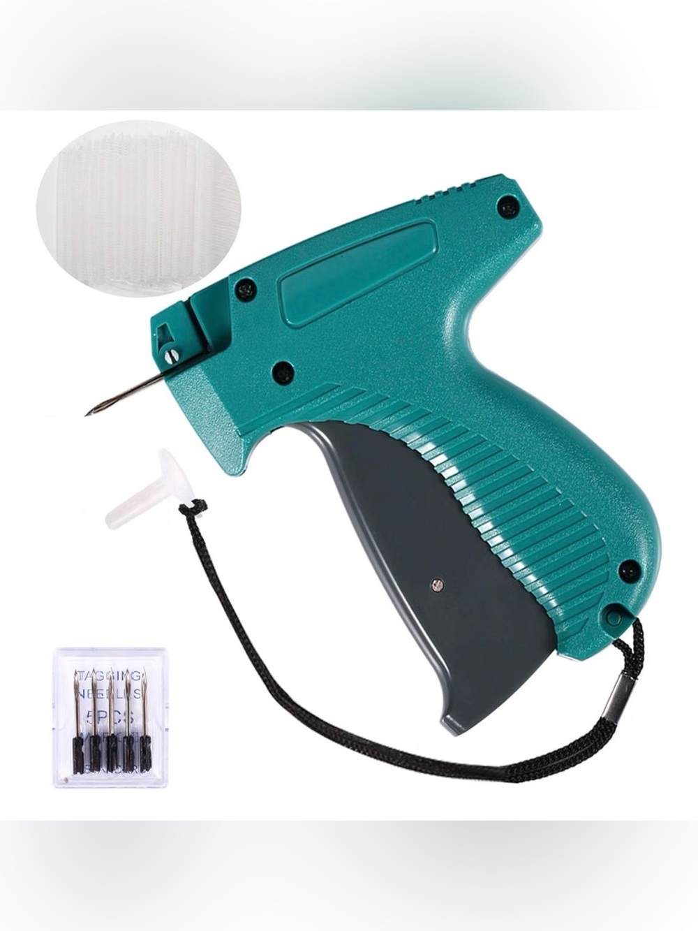 Premium Teal Price Tag Gun with Black Grip - Retail Tagging Tool